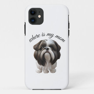Shih Tzu - Wo ist meine Mama Case-Mate iPhone Hülle