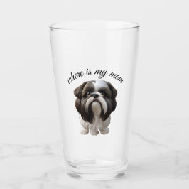 Shih Tzu - Wo ist meine Mama Glas