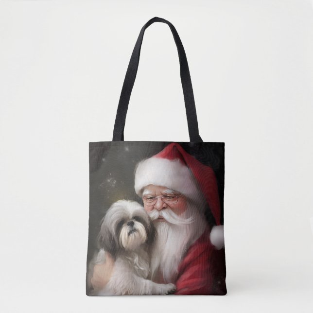 Shih Tzu zu Weihnachten (Vorderseite)