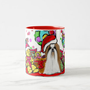 SHIH TZU ZWEIFARBIGE TASSE