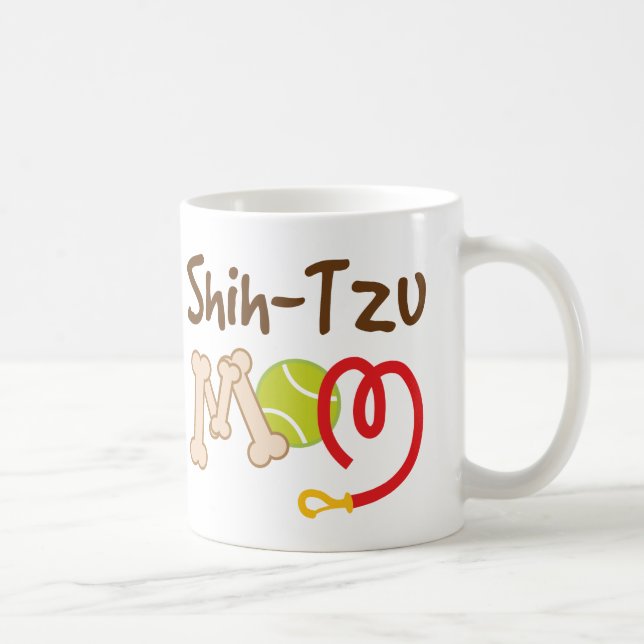 Shih--Tzuhundezucht-Mama-Geschenk Tasse (Rechts)