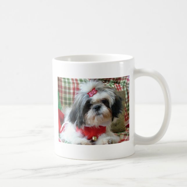 Shih--tzuweihnachtsTasse Kaffeetasse (Rechts)