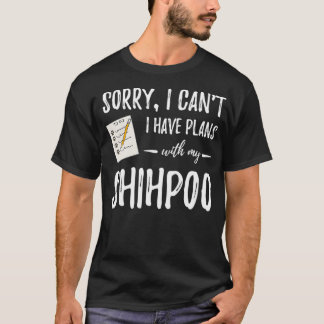 Shihpoo Dog Lover plant Funny Dog Mama Geschenk T-Shirt