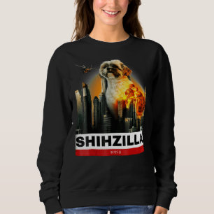 Shihzilla Shih Tzu T für Hundebahn Sweatshirt