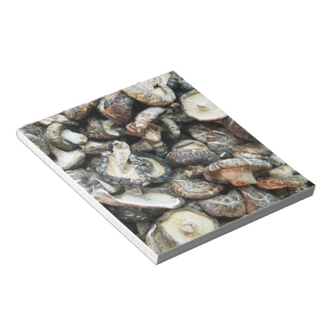 Shiitake Mushrooms Notizblock (angewinkelt)