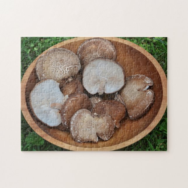 Shiitake Mushrooms Puzzle (Horizontal)