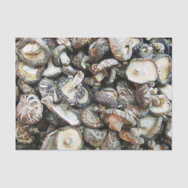 Shiitake Mushrooms Seidenpapier (Vorderseite)