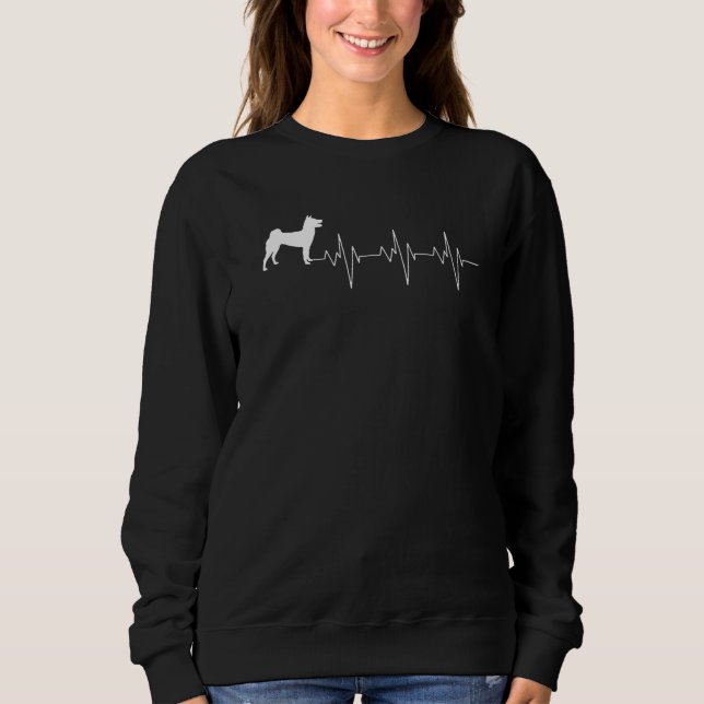 Shikoku Kochi Ken Hunderasse Sweatshirt (Vorderseite)