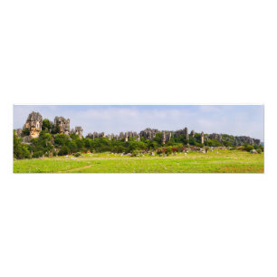Shilin-Felsnadeln Steinwald - Yunnan, China, Asien Fotodruck