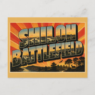 Shiloh National Military Park MS Vintage Reise Postkarte