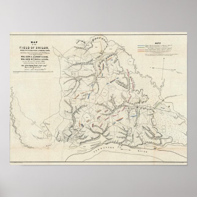 Shiloh, Tennesse Poster (Vorne)