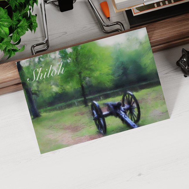 Shiloh und die Kanone am blutigen Teich Postkarte (Von Creator hochgeladen)