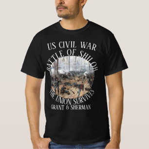 SHILOH US ZIVIL WAR GRANT & SHERMAN T-Shirt