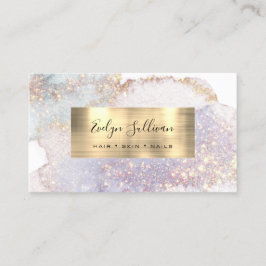 Shimmer Aquarellgoldfolie Visitenkarte