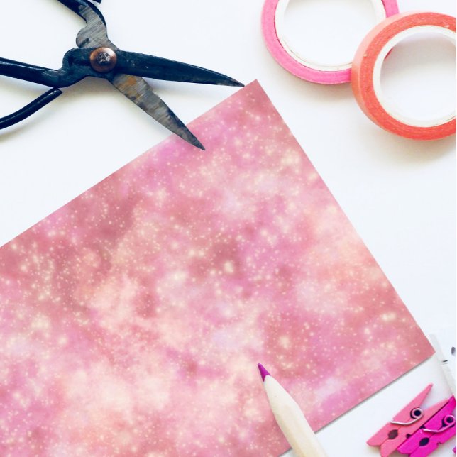 Shimmer Galaxy rosa Gewebepapier Seidenpapier (Von Creator hochgeladen)