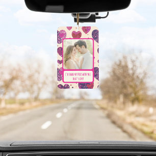 Shimmer Lila Heart Share my Fries Autolufterfrischer