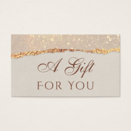 Shimmer-Papiergeschenkkarte