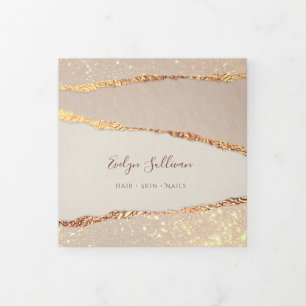 Shimmer Ripped Paper Trifold Broschüre