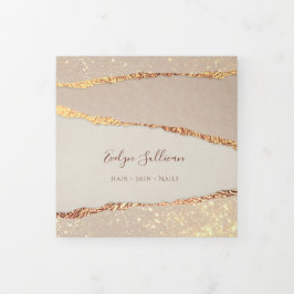 Shimmer Ripped Paper Trifold Broschüre