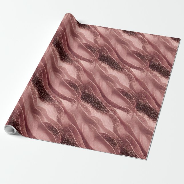 Shimmer Texture Glitzer Gold Muster Geschenkpapier (Ungerollt)