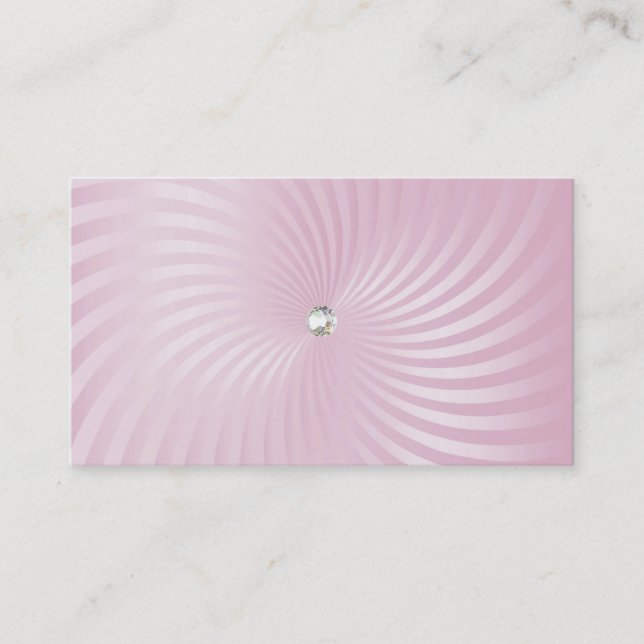 Shimmer Twirl Business Card Visitenkarte (Vorderseite)