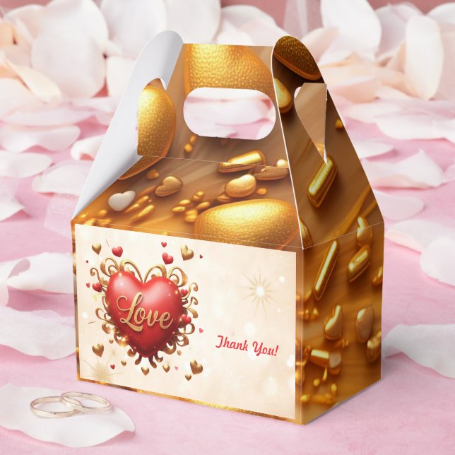 "Shimmering Liebe Spark" Geschenkschachtel (Hochzeit)