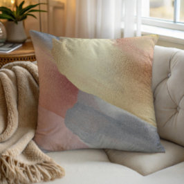 Shimmering look brushstrokes kissen