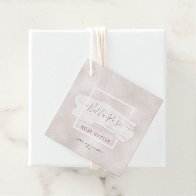 Shimmering Pearl Hang Tags Geschenkanhänger (Beispiel)