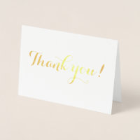 Shimmering Real Gold Vielen Dank Typografie Hochze