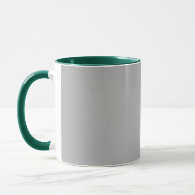 Shimmering Silver Christmas Coffee Mug for Holiday Tasse (Links)