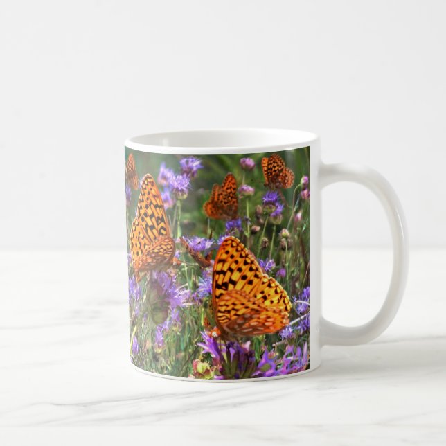 Shimmery Fritillary Kaffeetasse (Rechts)