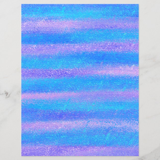 Shimmery Iridescent Türkis Pink Scrapbook Paper (Vorderseite)