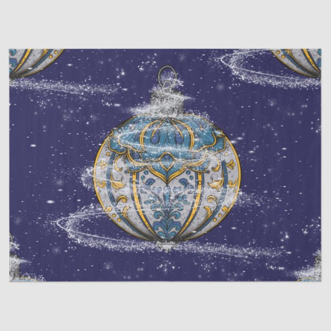 Shimmery Ornament Seidenpapier (Vorderseite)