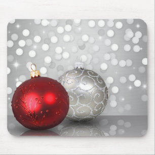 Shimmery Weihnachtsverzierungen - Mousepad