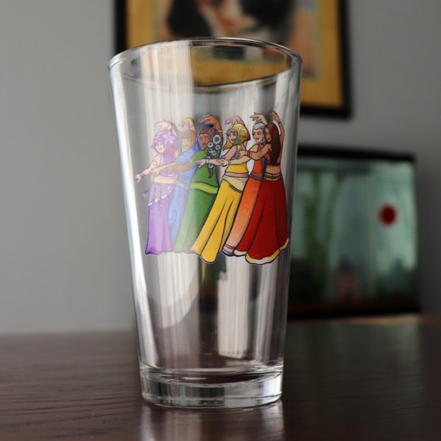 Shimmy til you drop Rainbow Bly Dancer Art Bly Glas (Von Creator hochgeladen)