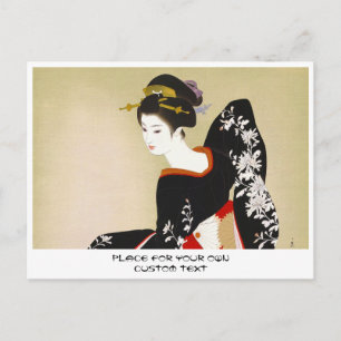 Shimura Tatsumi Zwei Themen japanische Frauen Postkarte