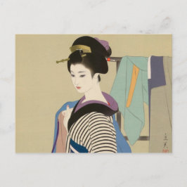 Shimura Tatsumi - Zwei Themen japanischer Frauen Postkarte