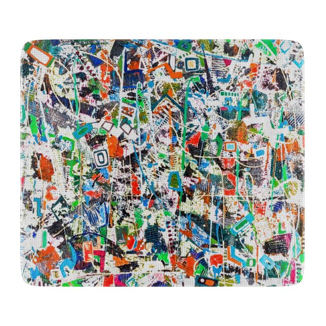 Shindig 6 Deko Glasschneidplatte Schneidebrett (Vorderseite)