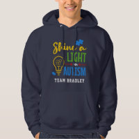 Shine A Light on Autismus Personalisiert Team