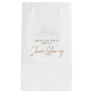 Shine and Unwind Wellness-Center Day Party Geschen Kleine Geschenktüte