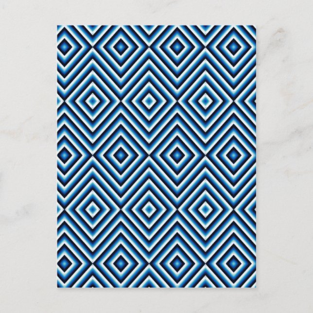 Shine, Blue_ Postkarte (Vorderseite)