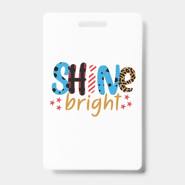  | Shine Bright Ausweis (Vorderseite)