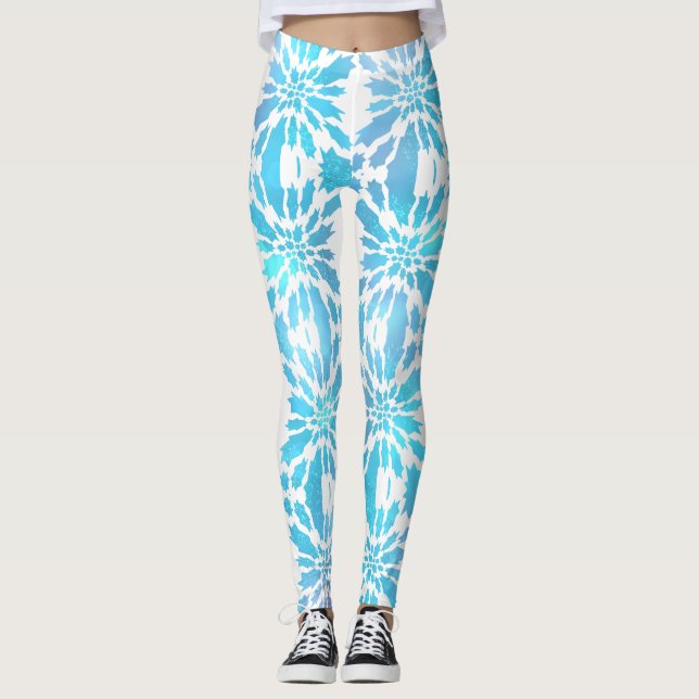 Shine Bright Blue Leggings (Vorderseite)