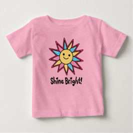Shine Bright: Ein farbenprächtiges Sonnendesign Baby T-shirt
