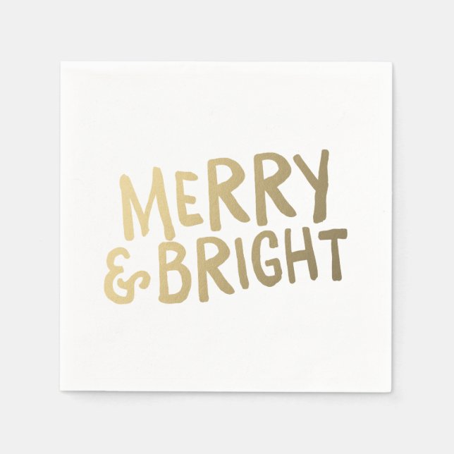 Shine Bright | Holiday Napkins Serviette (Vorderseite)