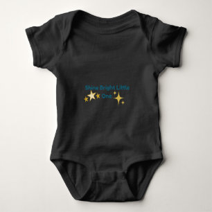 Shine Bright Little One Baby Bodysuit Strampler