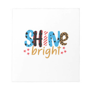 Shine Bright Notizblock