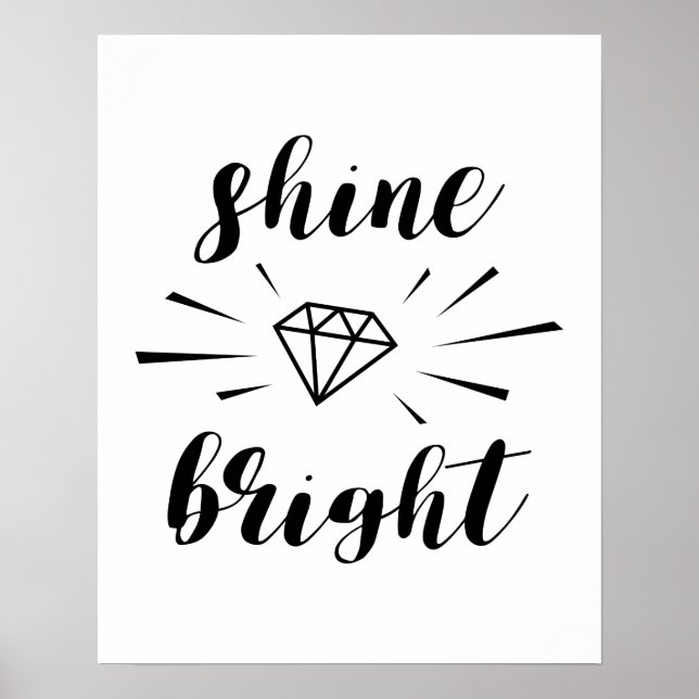 Shine Bright Poster (Vorne)