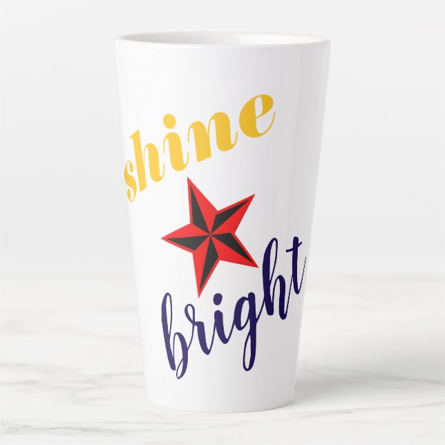 Shine Bright Star Mark Milchtasse (Vorderseite)