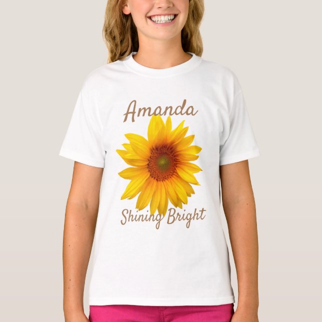 Shine Bright Sunflower T-Shirt (Vorderseite)